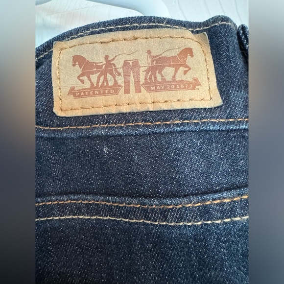 Levi’s Capri Jeans Dark Rinse SZ 16 - Picture 7 of 13